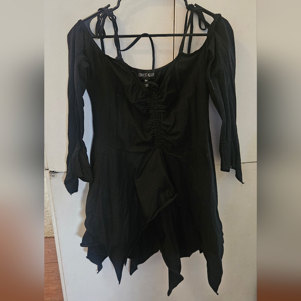 Dolls Kill Current Mood Black Fairy Dress 1x